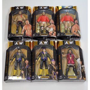 AEW Wrestling Series 8 Unrivaled Collection Figures & Ring Bundle